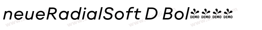 neueRadialSoft D Bol字体转换